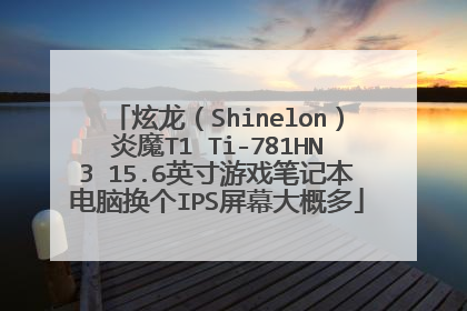 炫龙(Shinelon)炎魔T1 Ti-781HN3 15.6英寸游戏笔记本电脑换个IPS屏幕大概多