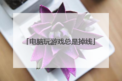 电脑玩游戏总是掉线