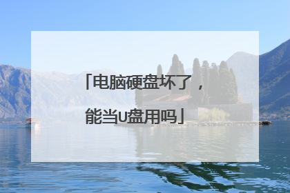 电脑硬盘坏了,能当U盘用吗