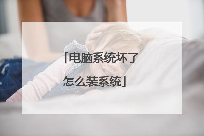 电脑系统坏了怎么装系统