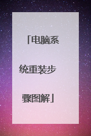 电脑系统重装步骤图解
