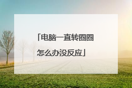 电脑一直转圈圈怎么办没反应