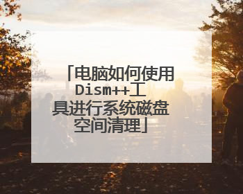 电脑如何使用Dism++工具进行系统磁盘空间清理