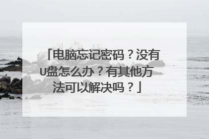 电脑忘记密码?没有U盘怎么办?有其他方法可以解决吗?