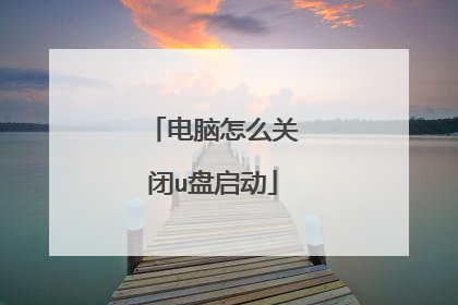 电脑怎么关闭u盘启动