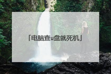 电脑查u盘就死机