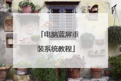 电脑蓝屏重装系统教程