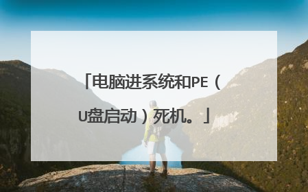 电脑进系统和PE（U盘启动）死机。