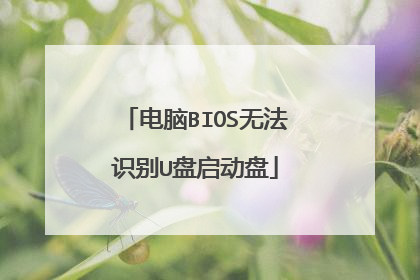 电脑BIOS无法识别U盘启动盘