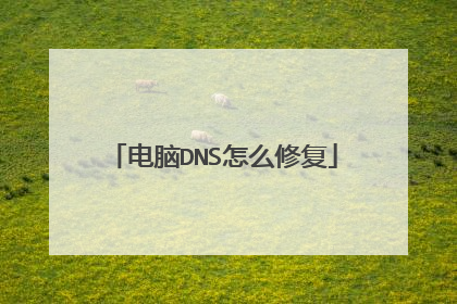 电脑DNS怎么修复