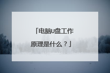 电脑U盘工作原理是什么?