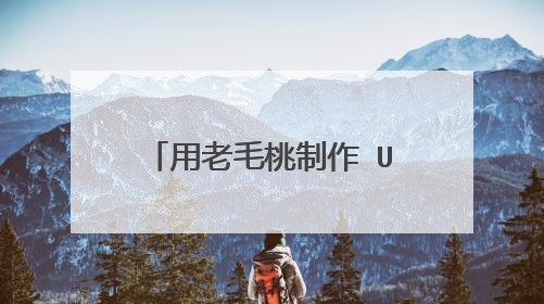 用老毛桃制作 U盘启动盘 可以选择NTFS格式吗？