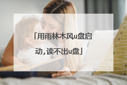 用雨林木风u盘启动,读不出u盘
