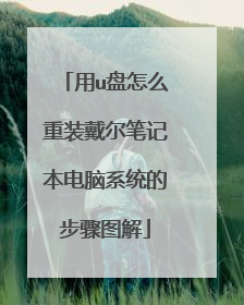 用u盘怎么重装戴尔笔记本电脑系统的步骤图解