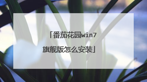 番茄花园win7旗舰版怎么安装