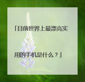 目前世界上最漂亮实用的手机是什么？