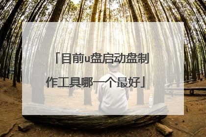 目前u盘启动盘制作工具哪一个最好