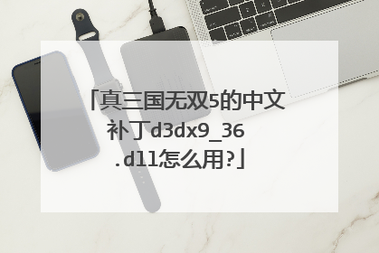 真三国无双5的中文补丁d3dx9_36.dll怎么用?