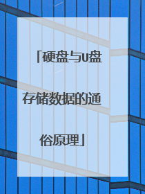 硬盘与U盘存储数据的通俗原理