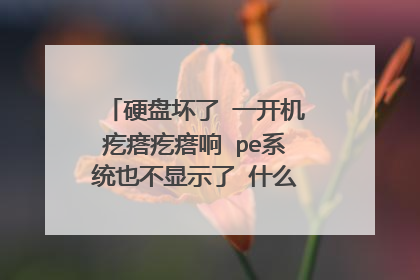 硬盘坏了 一开机疙瘩疙瘩响 pe系统也不显示了 什么毛病?能修吗?