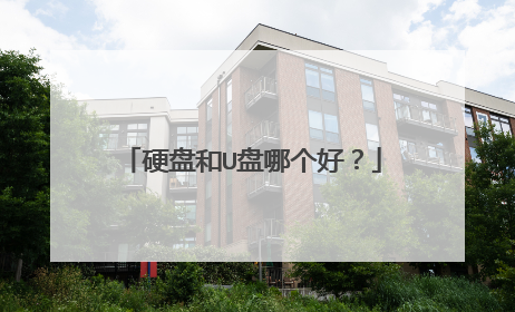 硬盘和U盘哪个好？
