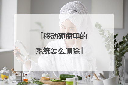移动硬盘里的系统怎么删除