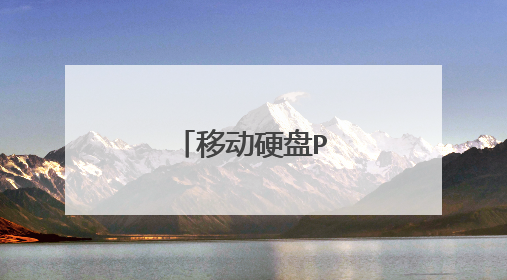 移动硬盘PE启动不了