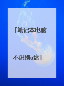 笔记本电脑不识别u盘
