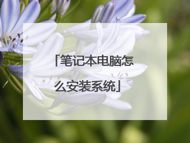 笔记本电脑怎么安装系统