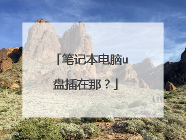 笔记本电脑u盘插在那？