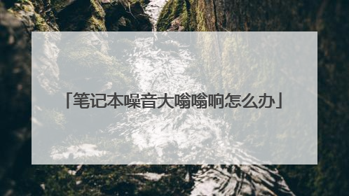笔记本噪音大嗡嗡响怎么办
