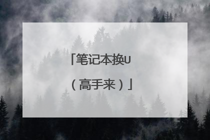 笔记本换U (高手来)