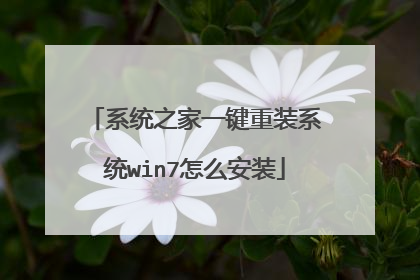 系统之家一键重装系统win7怎么安装