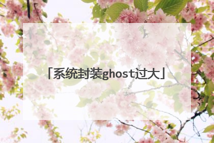 系统封装ghost过大