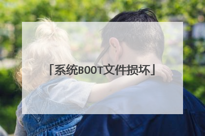 系统BOOT文件损坏