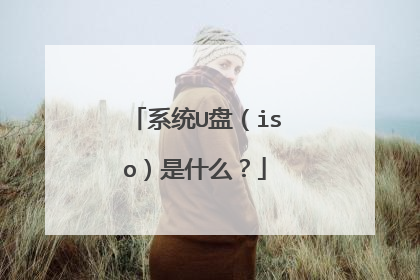 系统U盘(iso)是什么?