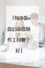 纯净版u盘启动盘制作工具哪个好