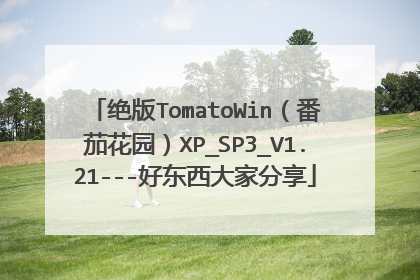 绝版TomatoWin(番茄花园)XP_SP3_V1.21---好东西大家分享