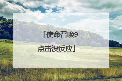 使命召唤9点击没反应