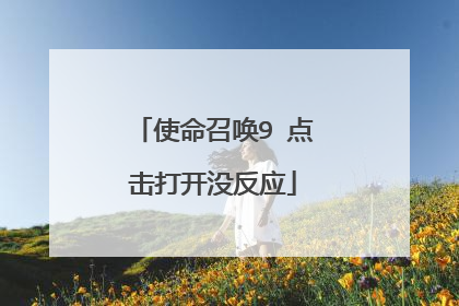 使命召唤9 点击打开没反应