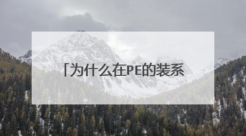 为什么在PE的装系统时 把景象文件烤到D盘 之后变成灰白色了不能用了
