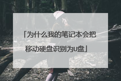 为什么我的笔记本会把移动硬盘识别为U盘
