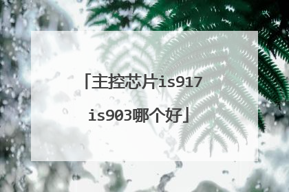 主控芯片is917 is903哪个好