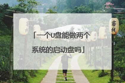 一个U盘能做两个系统的启动盘吗
