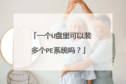 一个U盘里可以装多个PE系统吗?