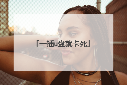 一插u盘就卡死