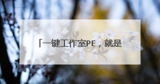 一键工作室PE，就是一键GHOST那进去后只有我的电脑，PECMO说明，其他那些呢？