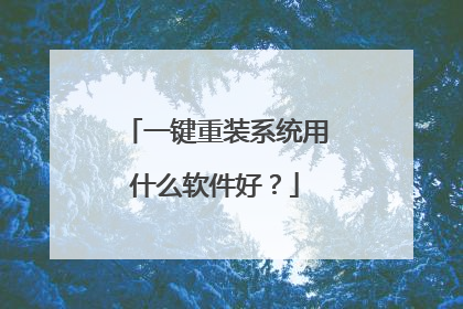 一键重装系统用什么软件好?
