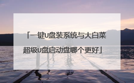 一键U盘装系统与大白菜超级U盘启动盘哪个更好