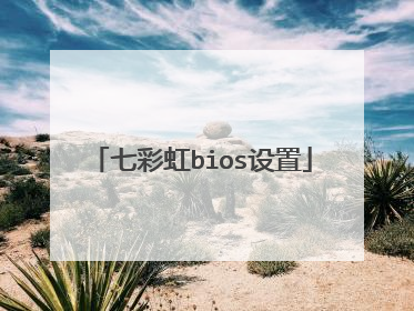 七彩虹bios设置